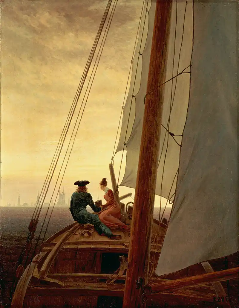 Auf dem Segler